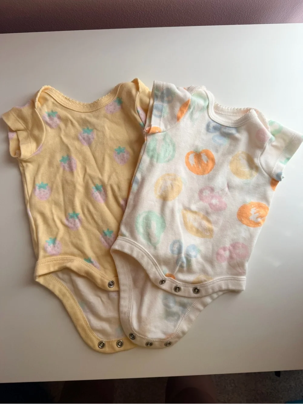 Members mark baby bodysuits bundle | newborn | 2 organic cotton onesies